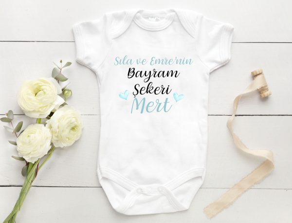 Baskili bebek bayram kiyafeti