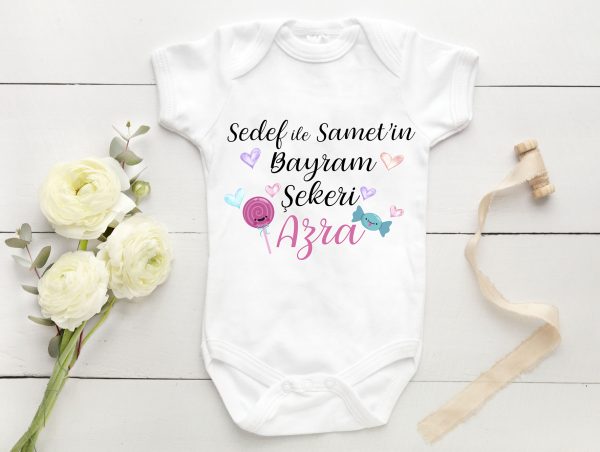 Baskili bebek bayram kiyafeti